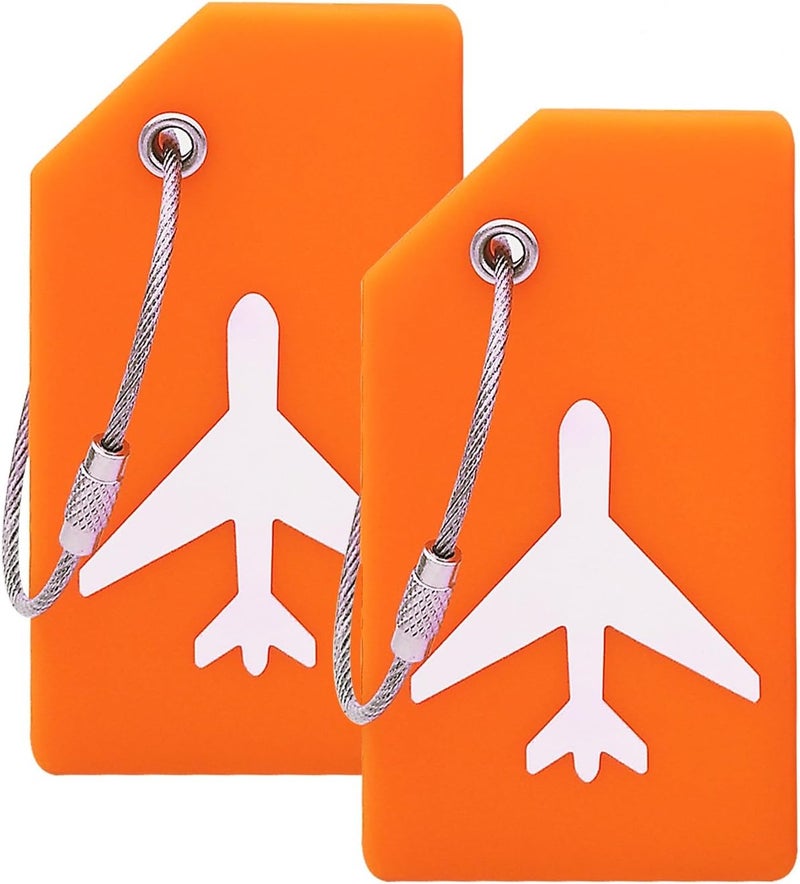 Ovener Silicone Luggage Tag with Name ID Card Perfect to Quickly Spot Luggage Suitcase - Image 1